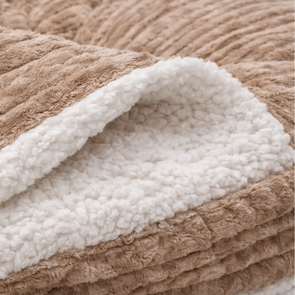 Κουβέρτα Sherpa Ultimate – Διπλής Όψης Μπέζ