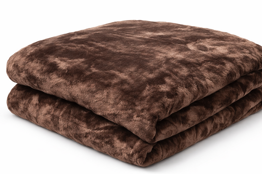 Luxury Βελουτέ Κουβέρτα 220×240cm – Καφέ