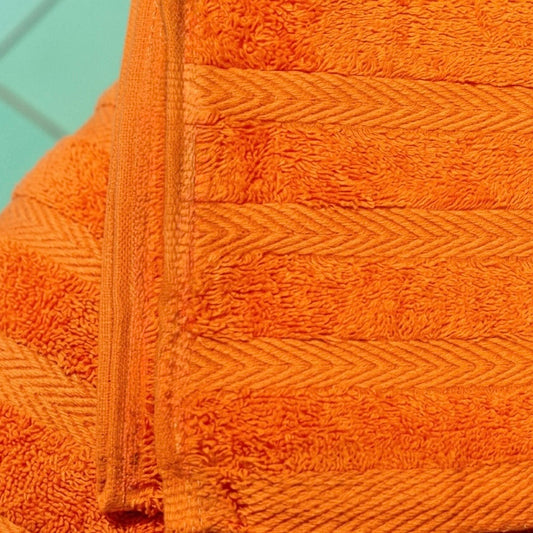 Πετσέτα Σώματος Πορτοκαλί 70x140cm - 100% Βαμβάκι 500 GSM - Πιστοποίηση OEKO-TEX®