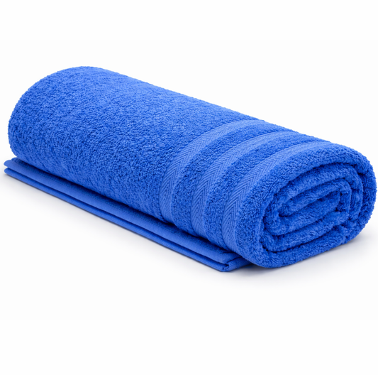 Πετσέτα Σώματος Μπλε 70x140cm - 100% Βαμβάκι 500 GSM - Πιστοποίηση OEKO-TEX®