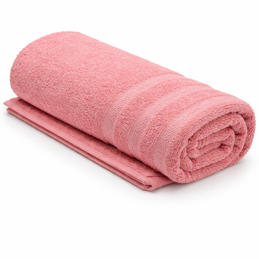 Πετσέτα Σώματος Ροζ 70x140cm - 100% Βαμβάκι 500 GSM - Πιστοποίηση OEKO-TEX®