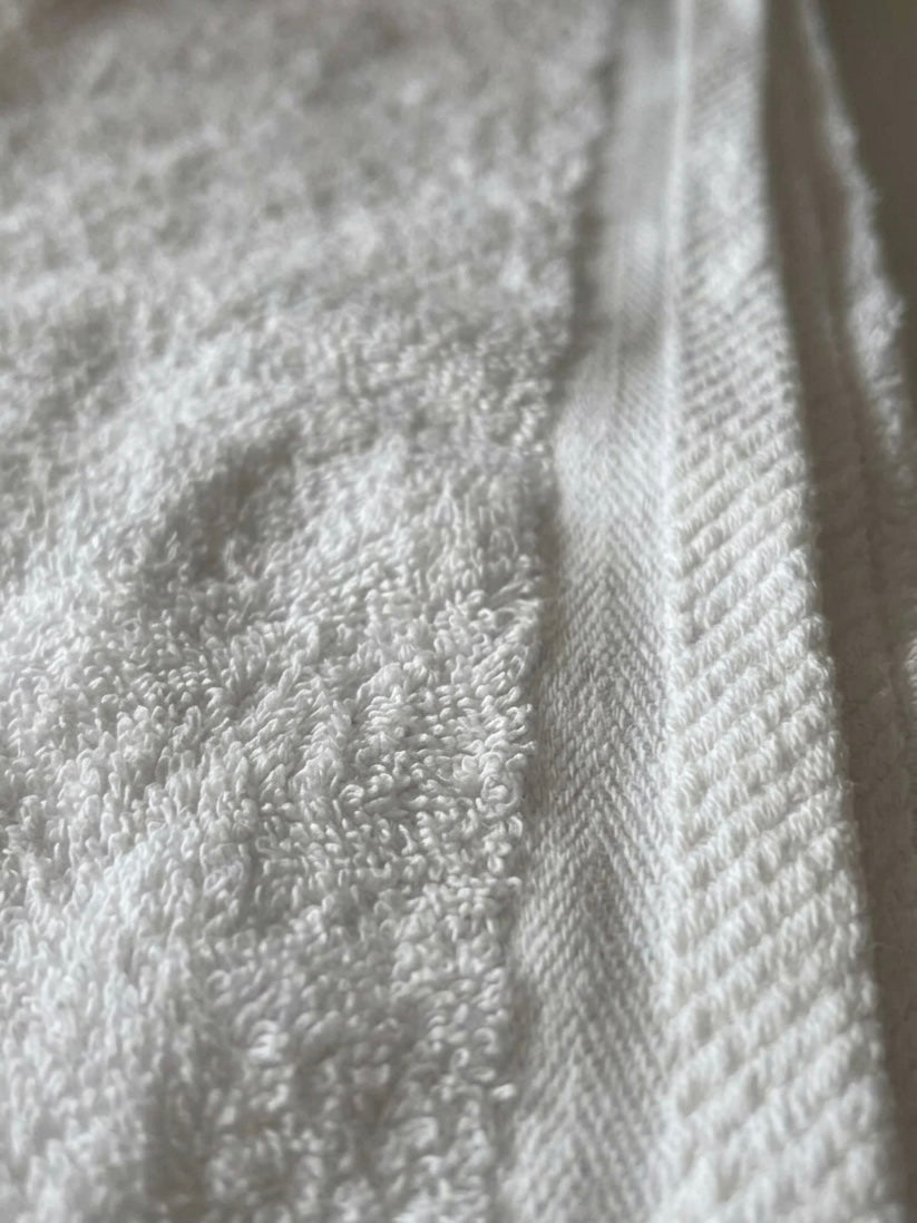 Πετσέτα Προσώπου Λευκή 50x90cm - 100% Βαμβάκι 480 GSM