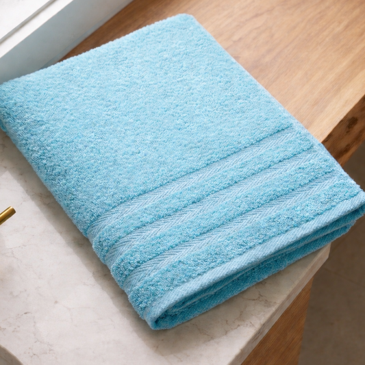 Πετσέτα Προσώπου Τιρκουάζ 50x90cm - 100% Βαμβάκι 500 GSM - Πιστοποίηση OEKO-TEX®