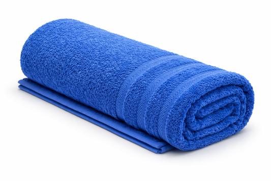 Πετσέτα Προσώπου Μπλε 50x90cm - 100% Βαμβάκι 500 GSM - Πιστοποίηση OEKO-TEX®