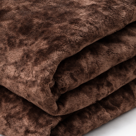 Luxury Βελουτέ Κουβέρτα 220×240cm – Καφέ