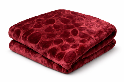 Luxury Βελουτέ Κουβέρτα 220×240cm – Κόκκινη