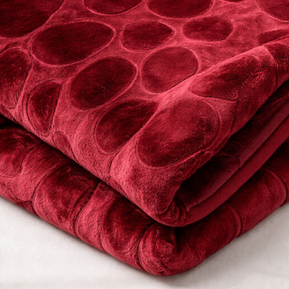 Luxury Βελουτέ Κουβέρτα 220×240cm – Κόκκινη