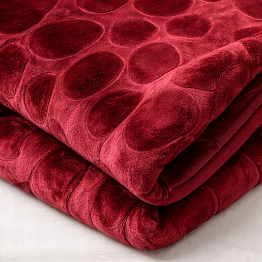 Luxury Βελουτέ Κουβέρτα 220×240cm – Κόκκινη